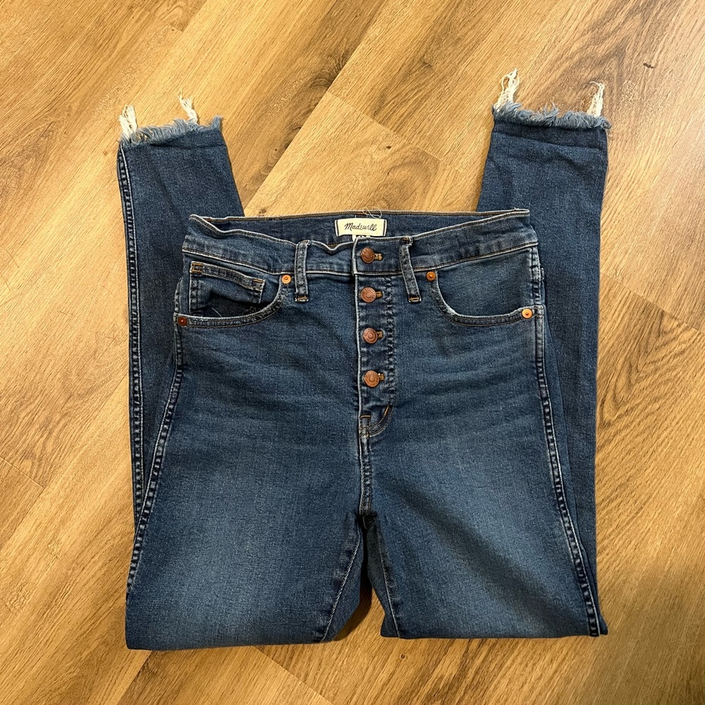 Size 29 Madewell high‎ rise skinny jeans